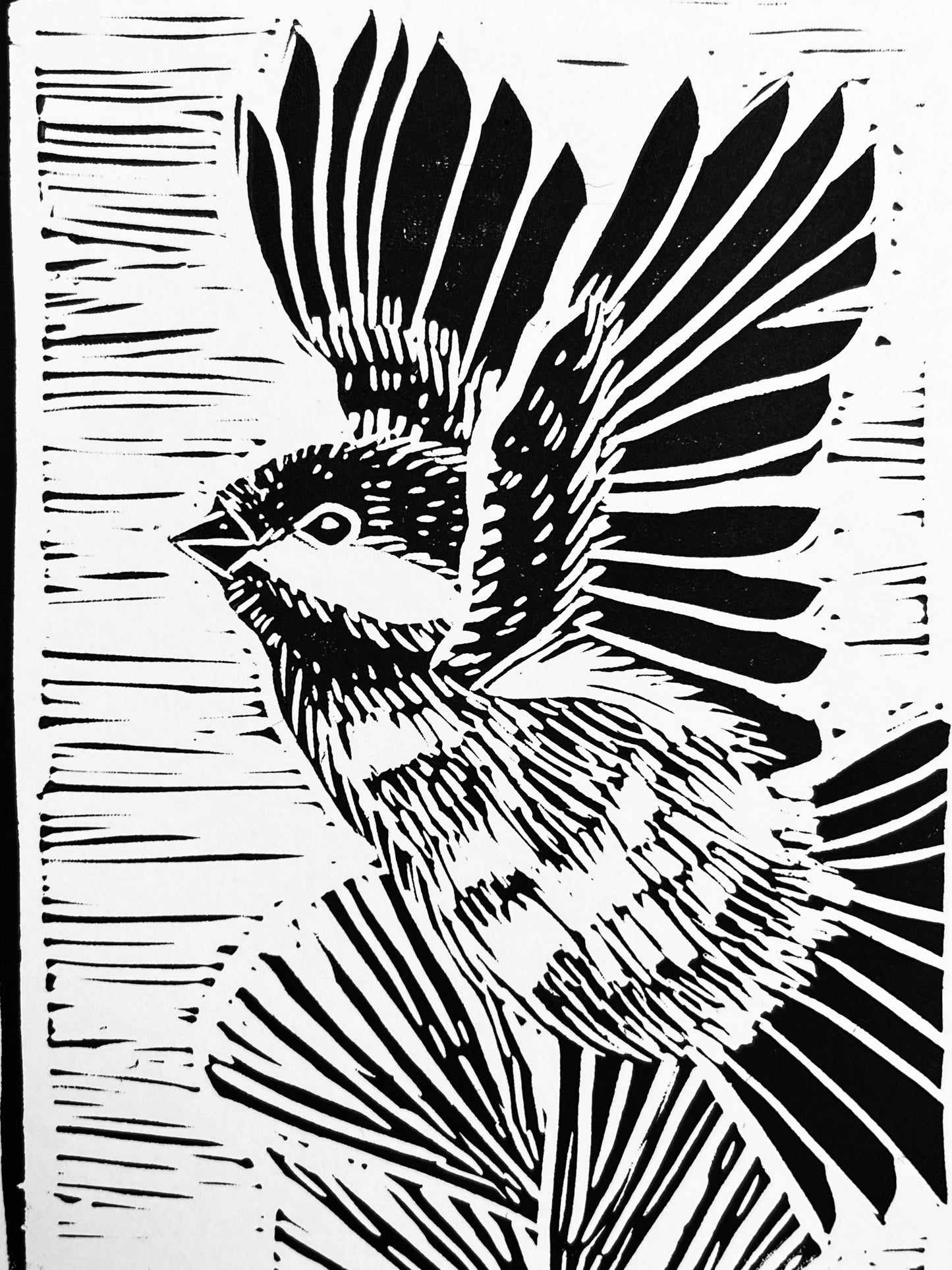 Autumn Chickadee card